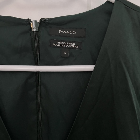 RW&Co Green & Black Lace Dress - Picture 5 of 9